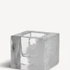 Discount Brick ljuslykta vit 75mm Brick|Ljuslyktor