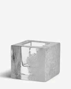 Discount Brick ljuslykta vit 75mm Brick|Ljuslyktor