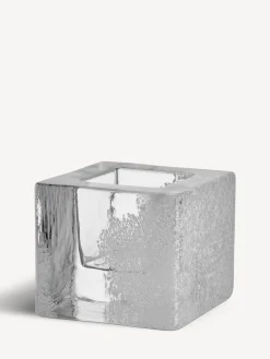 Discount Brick ljuslykta vit 75mm Brick|Ljuslyktor