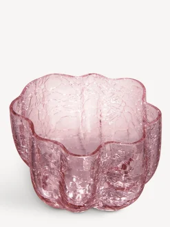 Discount Crackle ljuslykta rosa 58mm Crackle