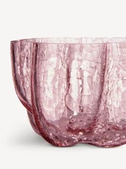 Discount Crackle ljuslykta rosa 58mm Crackle