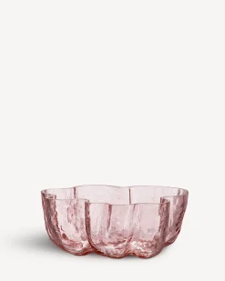 Clearance Crackle skål rosa 250mm Crackle|Dekorativa Objekt