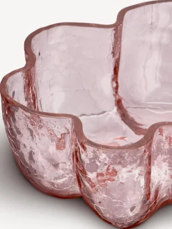 Clearance Crackle skål rosa 250mm Crackle|Dekorativa Objekt