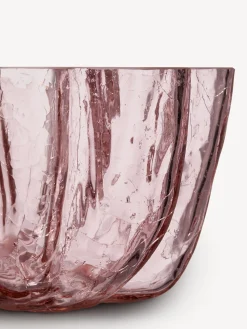 Clearance Crackle skål rosa 250mm Crackle|Dekorativa Objekt