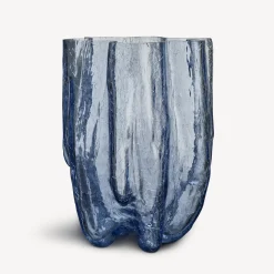 New Crackle vas cirkulärt glas 370mm Crackle|Vaser