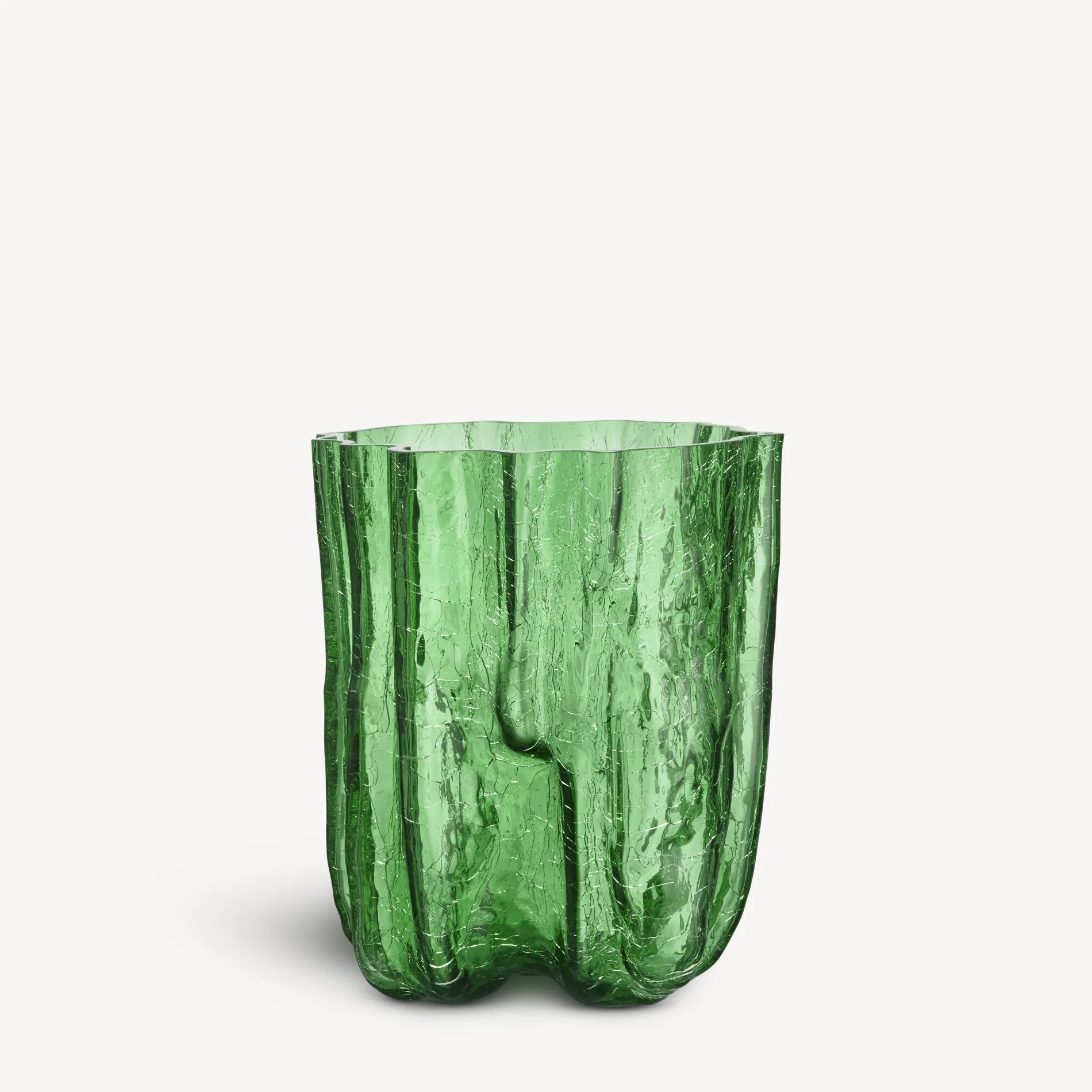 Clearance Crackle vas grön 270mm Crackle|Vaser