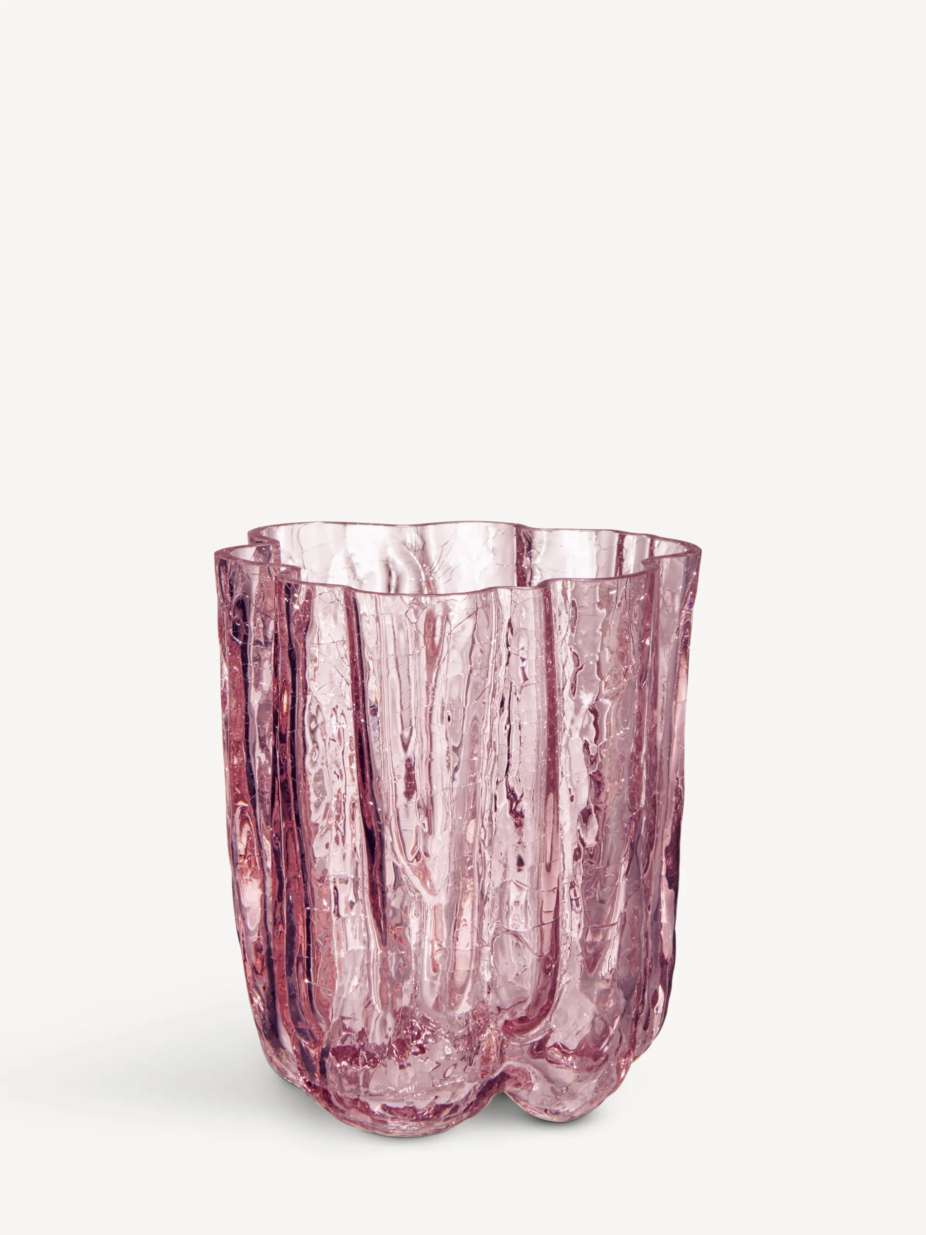 Discount Crackle vas rosa 121mm Crackle