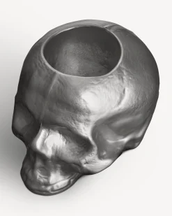 Best Still life skull ljuslykta silver 85mm Still Life|Ljuslyktor