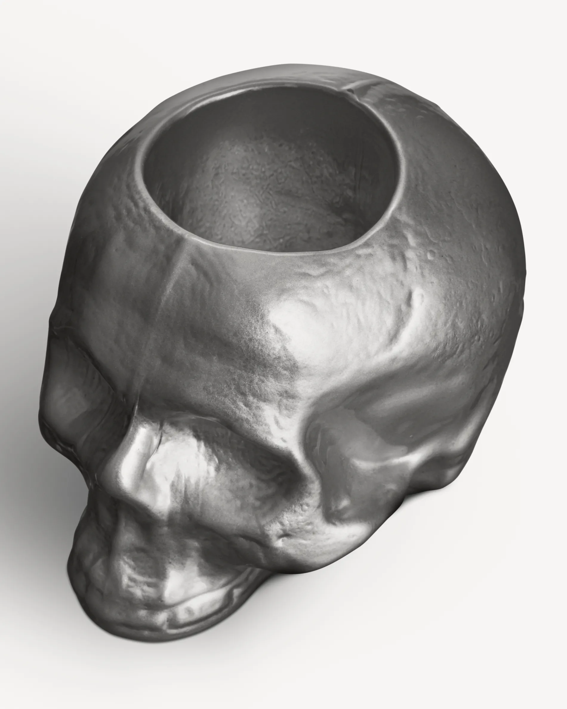 Best Still life skull ljuslykta silver 85mm Still Life|Ljuslyktor