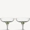 Fashion Sugar dandy coupe champagneglas grön 32cl 2-pack Sugar Dandy|Glas