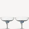 Online Sugar dandy coupe champagneglas blå 32cl 2-pack Sugar Dandy|Glas
