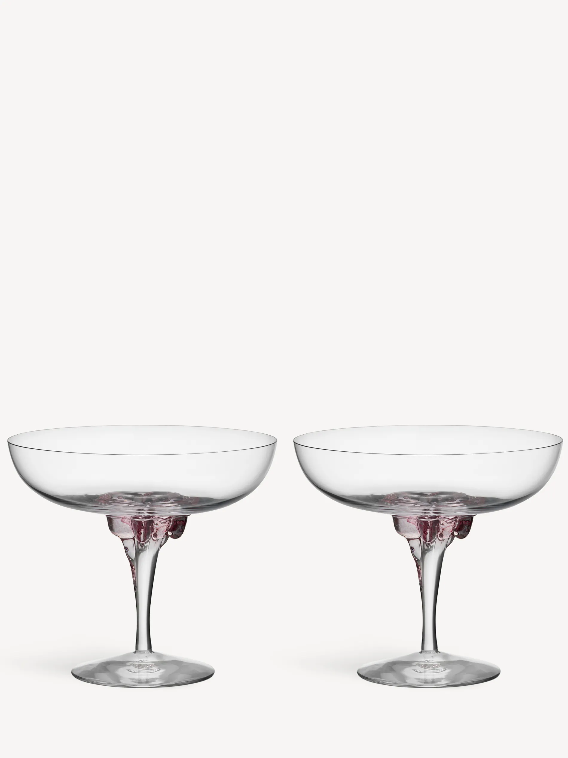 Best Sugar dandy coupe champagneglas rosa 32cl 2-pack Sugar Dandy|Glas