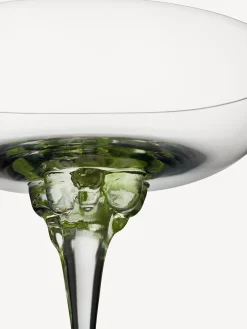 Online Sugar dandy coupe champagneglas grön 32cl Sugar Dandy|Glas