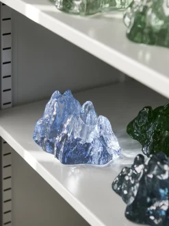 Fashion The Rock ljuslykta ice blue 91mm The Rock|Ljuslyktor